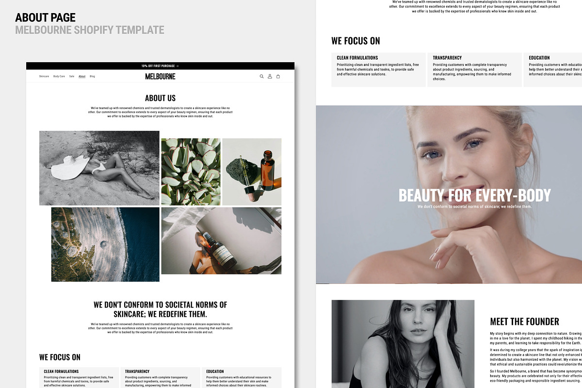 MELBOURNE | Beauty Shopify Theme, a Shopify Template by Studio Mayde (Photo 5 of 9)