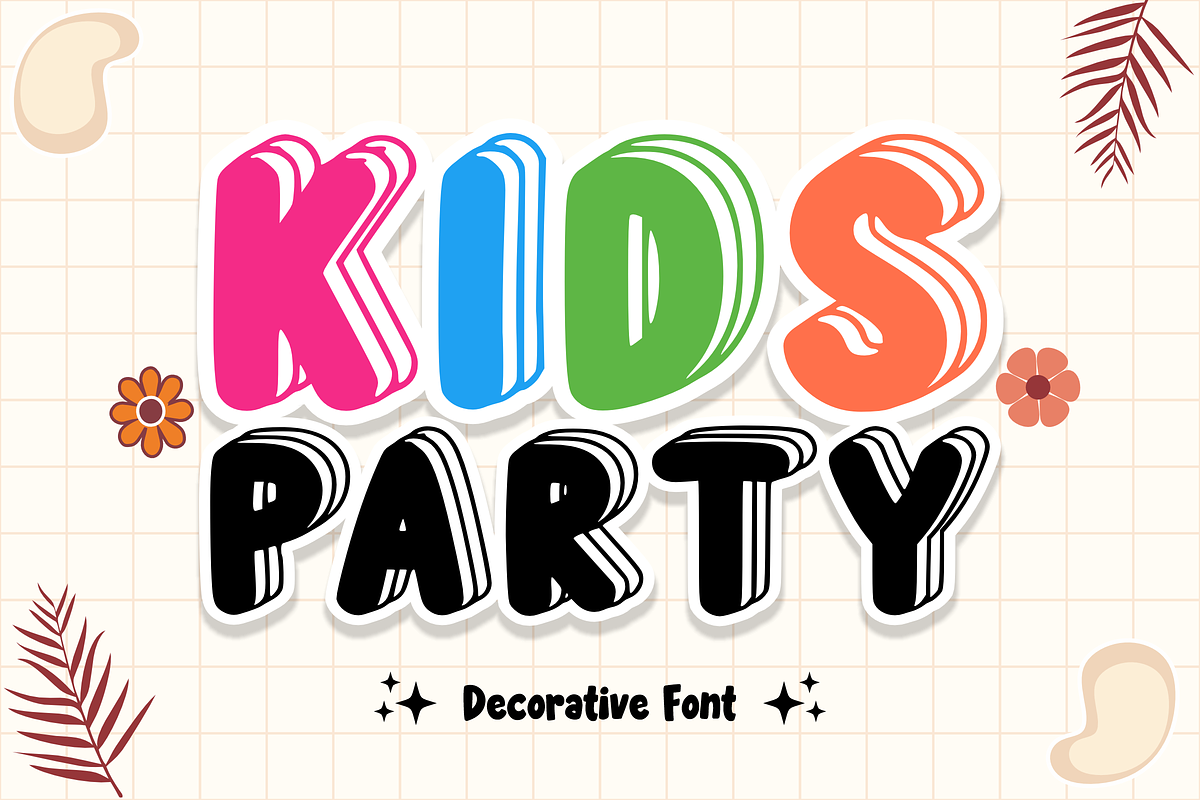 Baby Craft - Playful & Bubbly, a Font by KiddoGlyphs Studio (Photo 2 of 3)