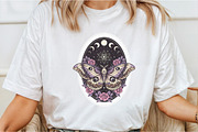 Celestial Lunar Moth Png,Halloween, an Illustration by DreamCafeArt (Thumbnail 2 of 7)
