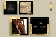 Black and Gold Instagram Template, a Social Media Template by Innova Studio (Thumbnail 3 of 9)