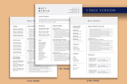 Professional Resume Template, CV, a Resume Template by VictoriousVita (Thumbnail 4 of 8)