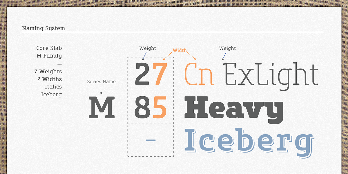 Core Slab M, a Slab Serif Font by S-Core (Photo 2 of 5)