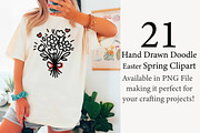 Hand Drawn Doodle Easter Spring Clip, an Illustration by Designworld (Thumbnail 2 of 6)