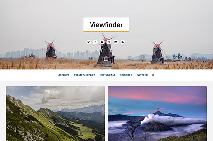 Viewfinder Tumblr Theme, a Websites & App Template by Themelantic