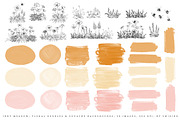 Flower Doodle clipart, Ink Meadow, an Illustration by swiejko (Thumbnail 2 of 8)