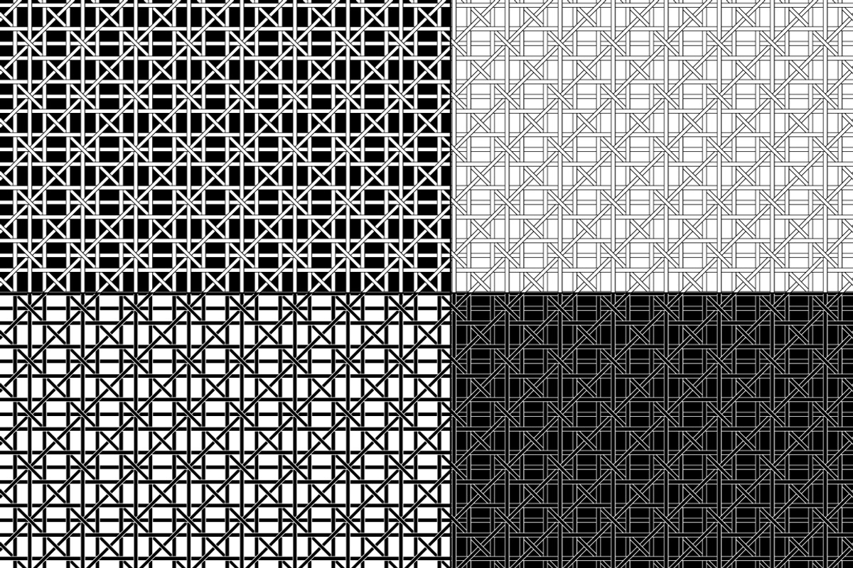 Square Lattice Caning Patterns, a Pattern Graphic by Melissa Held Designs (Photo 3 of 5)