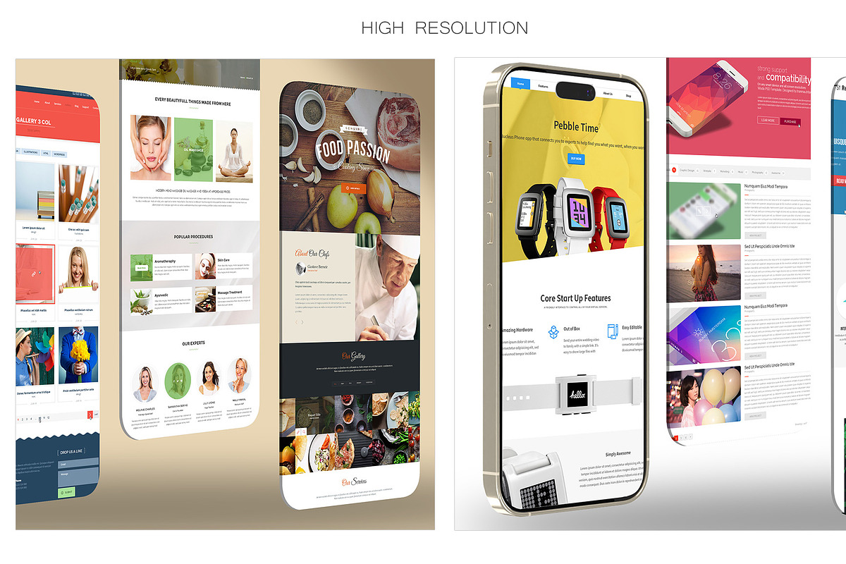 ALL 3D iPHONE MOCK-UP BUNDLE VOL-5, an iPhone Mockup by Graphicsworld125 (Photo 8 of 19)