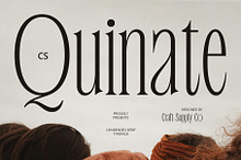 CS Quinate – Condensed Font