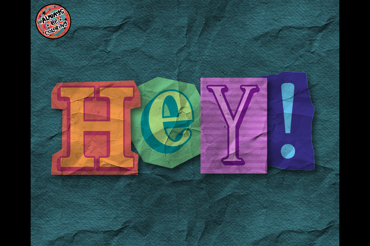 Procreate Ransom Letters Stamp Set, a Brush Add-On by AlwaysBeColoring (Photo 11 of 13)
