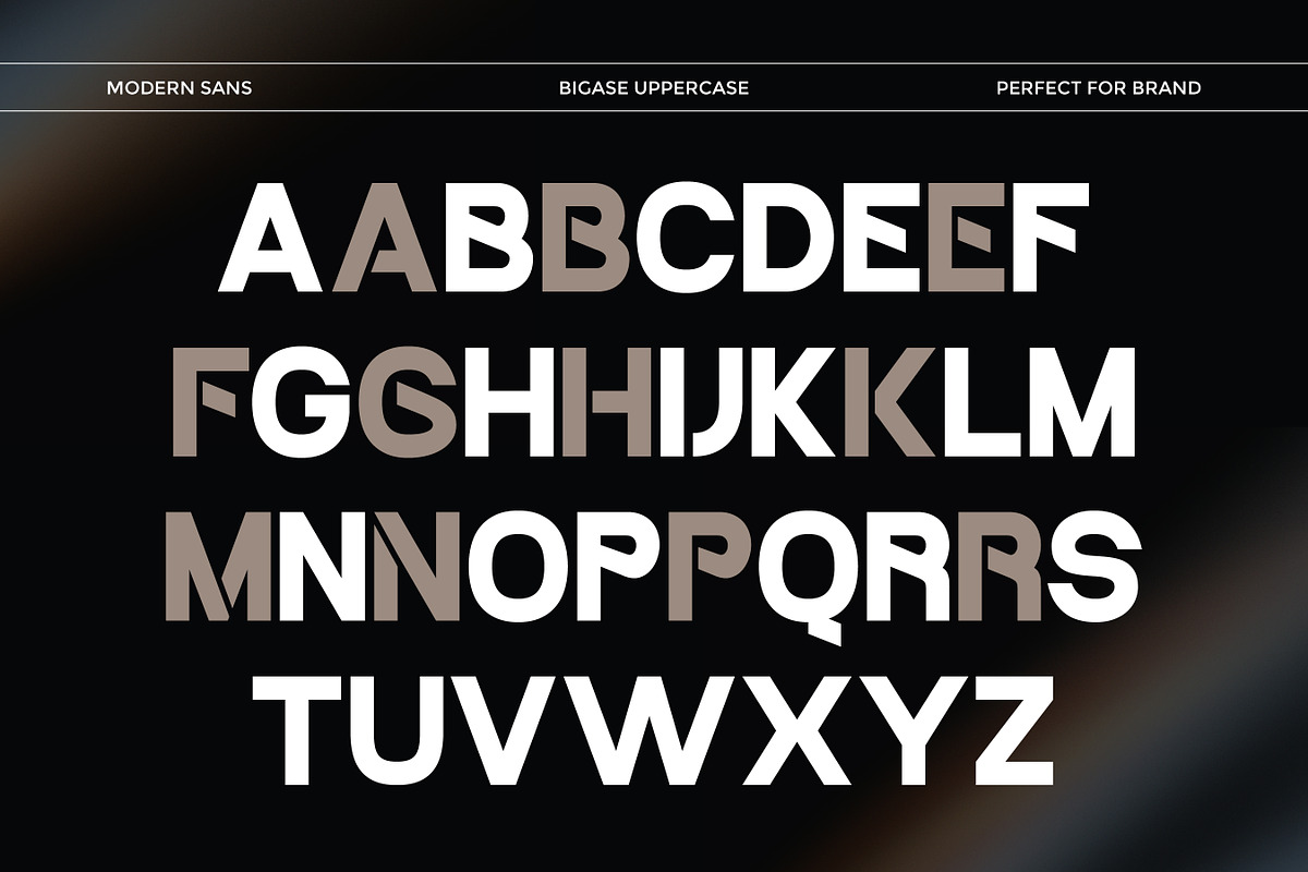 Bigase - Modern Sans Display Font, a Sans Serif Font by Flawless And Co (Photo 7 of 10)