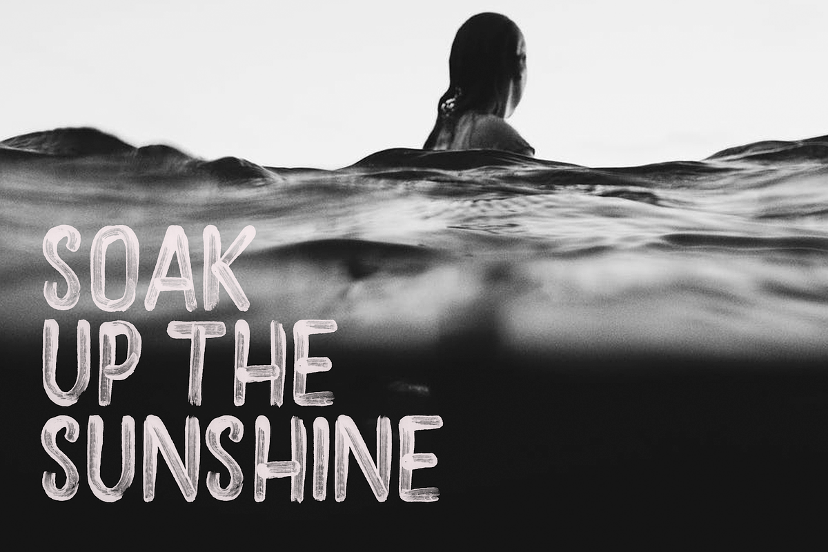 Shine | Brush & SVG Font preview 6