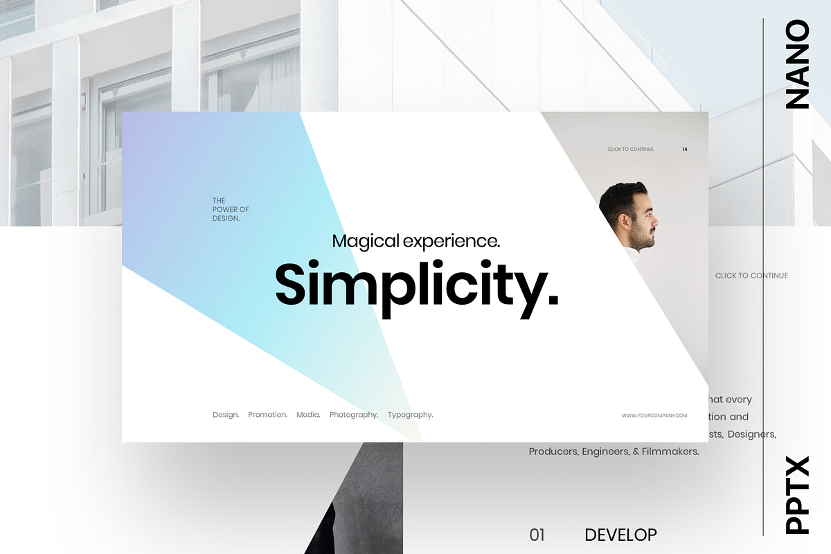 NANO Powerpoint Template, a Presentation Template by Presentations Studio (Photo 1 of 13)