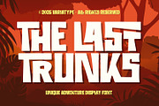 The Last Trunks – Adventure Font, a Sans Serif Font by Variatype (Thumbnail 1 of 8)