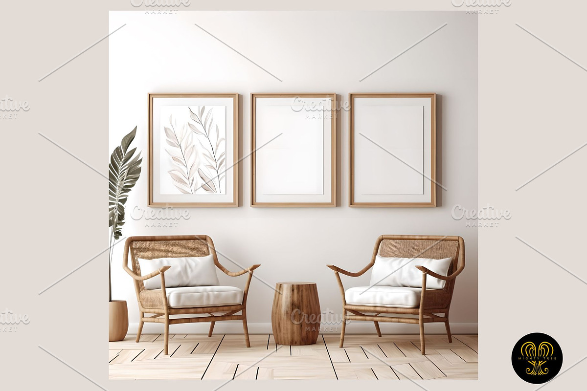 Set with frame mockups 6, a Merchandise Mockup by MightyTreeIE (Photo 8 of 9)