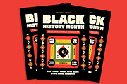 Black History Month Event Flyer, a Flyer Template by Gumico Studio. (Thumbnail 2 of 3)
