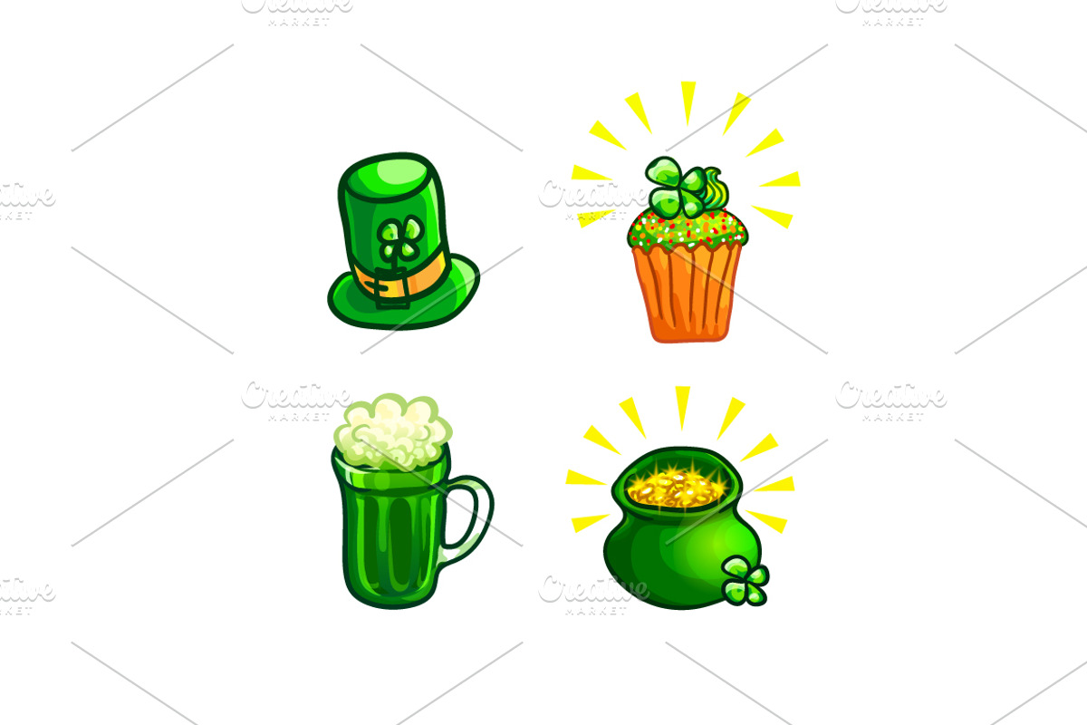 Happy St. Patrick's Day, a Texture Illustration by pinana_treeangle (Photo 2 of 6)