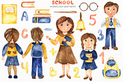 SCHOOL watercolor collection, an Education Illustration by Marina Ermakova (Thumbnail 2 of 11)