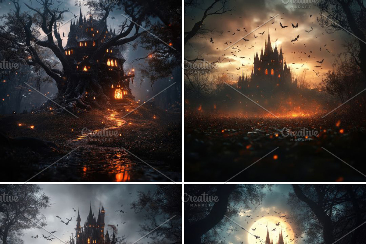 Haunted Worlds, a Seasonal Illustration by pictures for you (Photo 22 of 32)