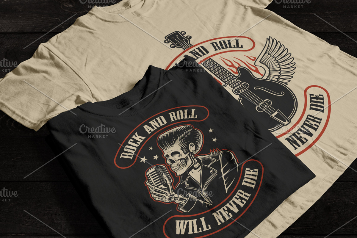 Rock and Roll Illustrations Bundle, an Illustration by Natali_ (Photo 2 of 7)