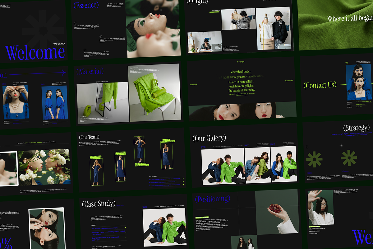 WONOO - Fashion Insight Figma, a Presentation Template by SLAB! Design (Photo 5 of 9)