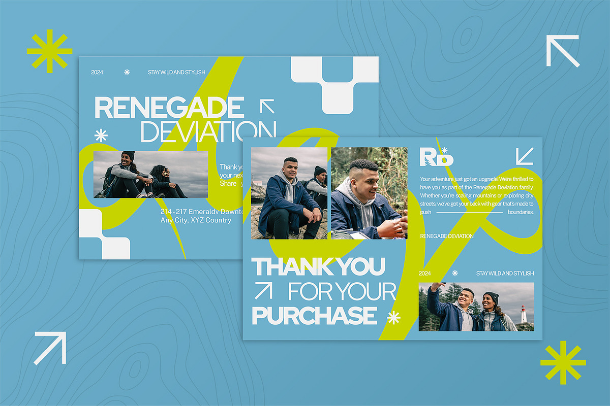 Renegade Deviation - Thank You Card, a Print Template by StreaksideStd (Photo 2 of 3)