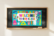 Cute Classroom Decor Bundle, an Education Illustration by C Design Studio (Thumbnail 7 of 15)