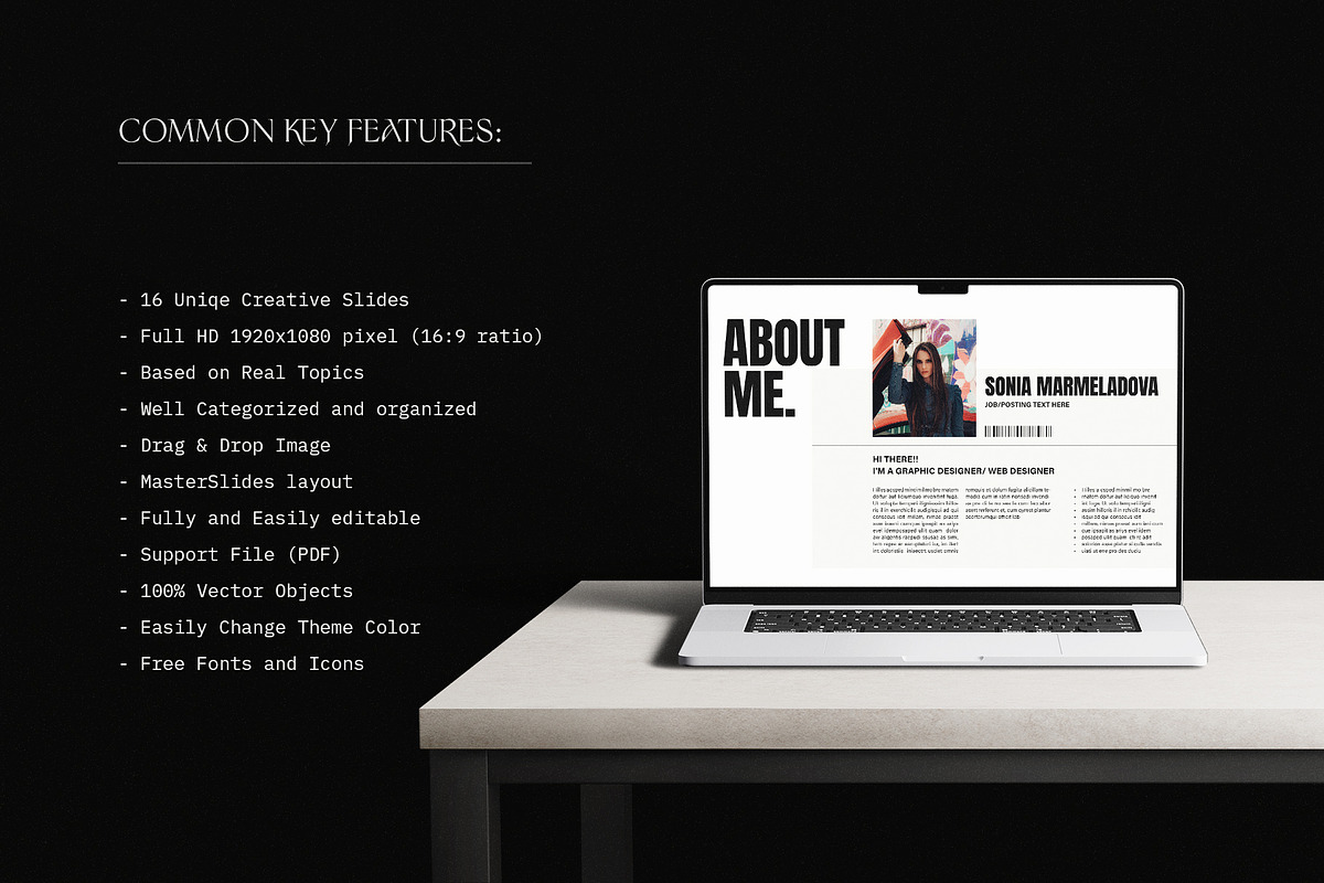Resume Presentation Template Design, a Presentation Template by ArtisanaAura (Photo 3 of 8)