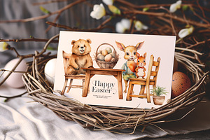 125 Spring Easter PNG Illustrations