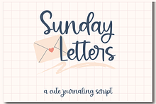 Sunday Letters, Cute Handwriting