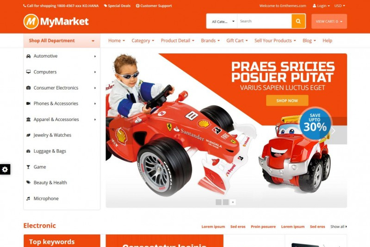 MyMarket - Supermarket Magento Theme, a Websites & App Template by giao.trinh (Photo 3 of 5)