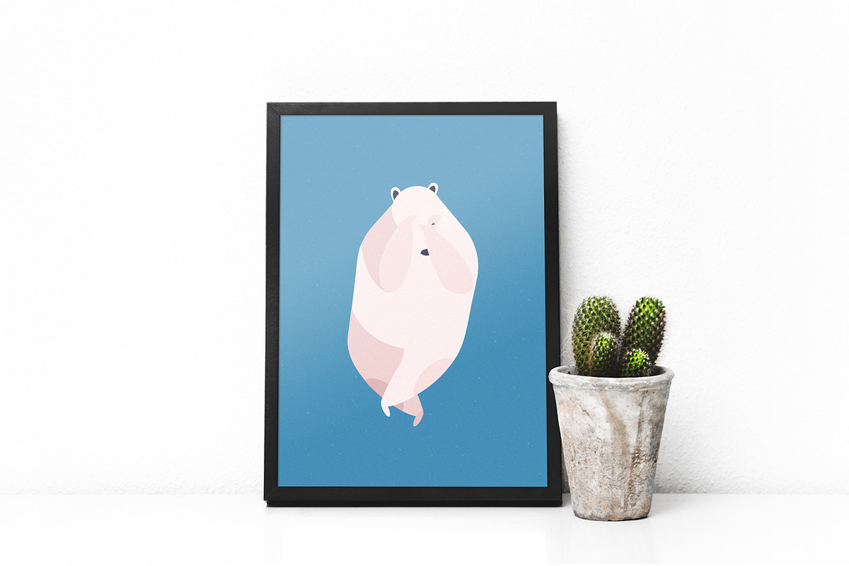 Cute polar bear set, an Animal Illustration by Good Studio (Photo 5 of 6)