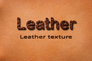 Set of leather textures