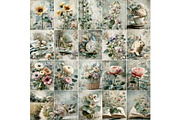 Herbal Meadow Garden Junk Journals, a Decorative Illustration by Nicole Branger Art (Thumbnail 8 of 15)