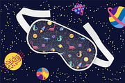 Dino in cosmos patterns, a Pattern Graphic by Michiru13 (Thumbnail 11 of 23)