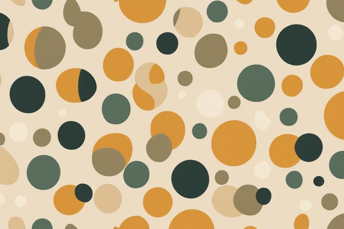 40 Retro Mid Century Shapes Pattern, a Pattern Graphic by adenpinkstore (Photo 5 of 12)