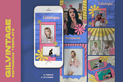 Gilvintage Instagram Templates, a Social Media Template by Azruca (Thumbnail 1 of 9)