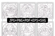 Underwater Dreams Coloring Book, a Decorative Illustration by Coco Bloom (Thumbnail 2 of 8)