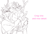 Lover Coloring Page Anime Manga, an Illustration by Meisanmui (Thumbnail 5 of 5)