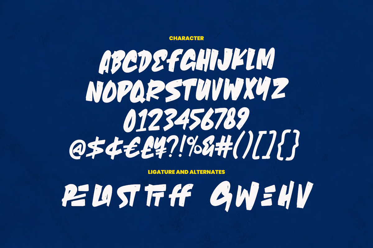 Whereva Bold Brush Handwritten Font, a Script Font by MACK 75 (Photo 6 of 7)