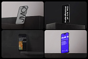iPhone 14 pro mockups - v1, an iPhone Mockup by Creatoom (Thumbnail 3 of 12)