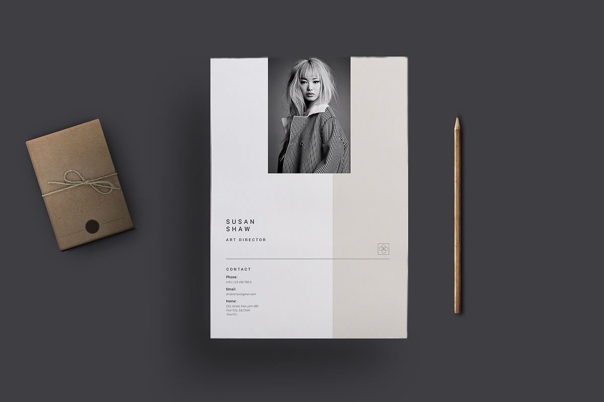 Theta Resume Template, a Resume Template by Nina Shaw (Photo 1 of 10)