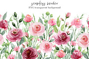 Watercolor flowers Pink & Marsala, an Illustration by Larisa Maslova (Thumbnail 8 of 14)