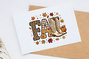 Fall Cowboy Boots PNG, a Seasonal Illustration by Canvas Craft (Thumbnail 6 of 6)