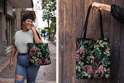 Spring purple irises pattern, a Pattern Graphic by Matrioshka (Thumbnail 3 of 6)