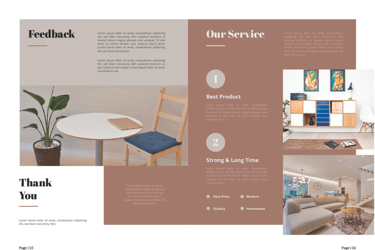 Interior Brochure, a Brochure Template by inspirasign