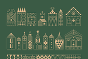 Christmas linear design elements, an Object Graphic by venimo (Thumbnail 10 of 12)