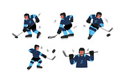 Character Ice Hockey Man Vol. 1, a Sport Illustration by SLAB! Design (Thumbnail 3 of 3)