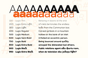 Lugio Sans Modern Geometric Family, a Sans Serif Font by Lettertype Studio (Thumbnail 3 of 16)