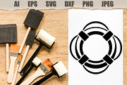 Stencils Nautical Wheel Lifebuoy, a Technology Illustration by MARYCRAFTIRIA (Thumbnail 2 of 3)