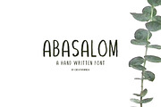 Abasalom | A Handwritten Font, a Script Font by Creativetacos (Thumbnail 6 of 7)